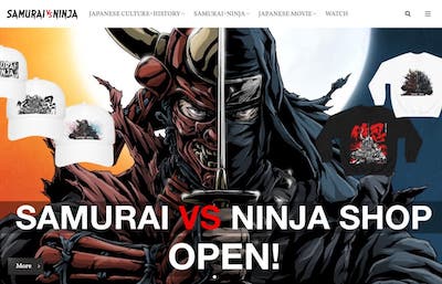 SAMURAI VS NINJA